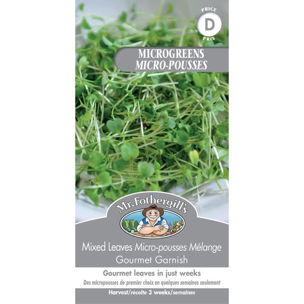 35448 mixed leaves gourmet garnish microgreens