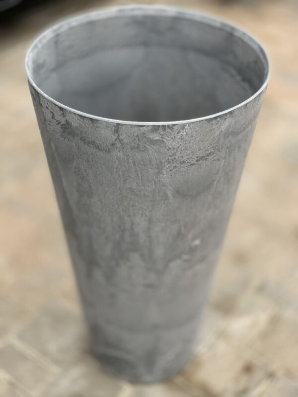 pot artstone vase claire gris jardinpro