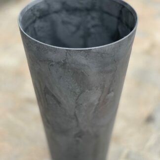 pot artstone vase claire noir jardinpro