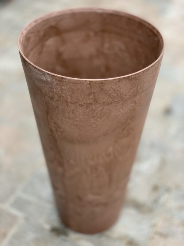 pot artstone vase claire terracotta jardinpro