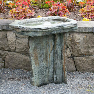 slate birdbath castart