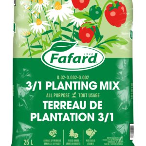 26238 fafard bag 2d 3in1 planting mix 25l