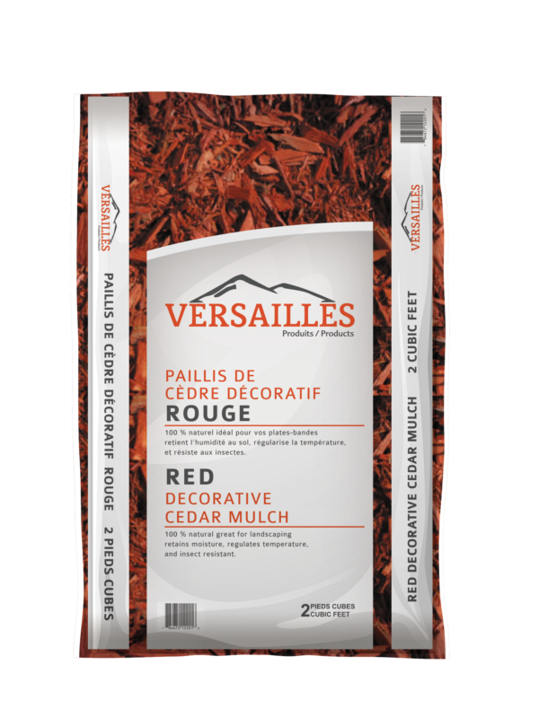 Paillis Rouge 2 Pi. Cu. Qualité Supérieure