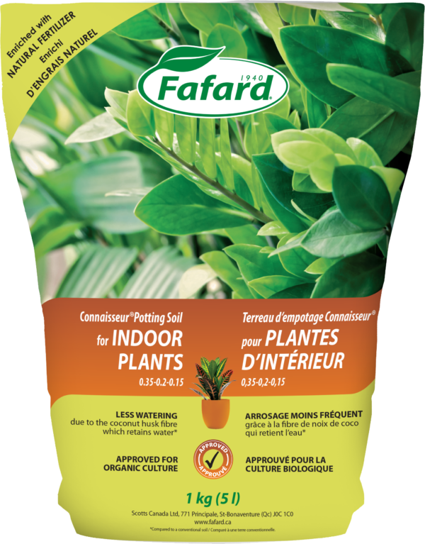 Terreau Connaisseur Plantes D'intérieur 5 L